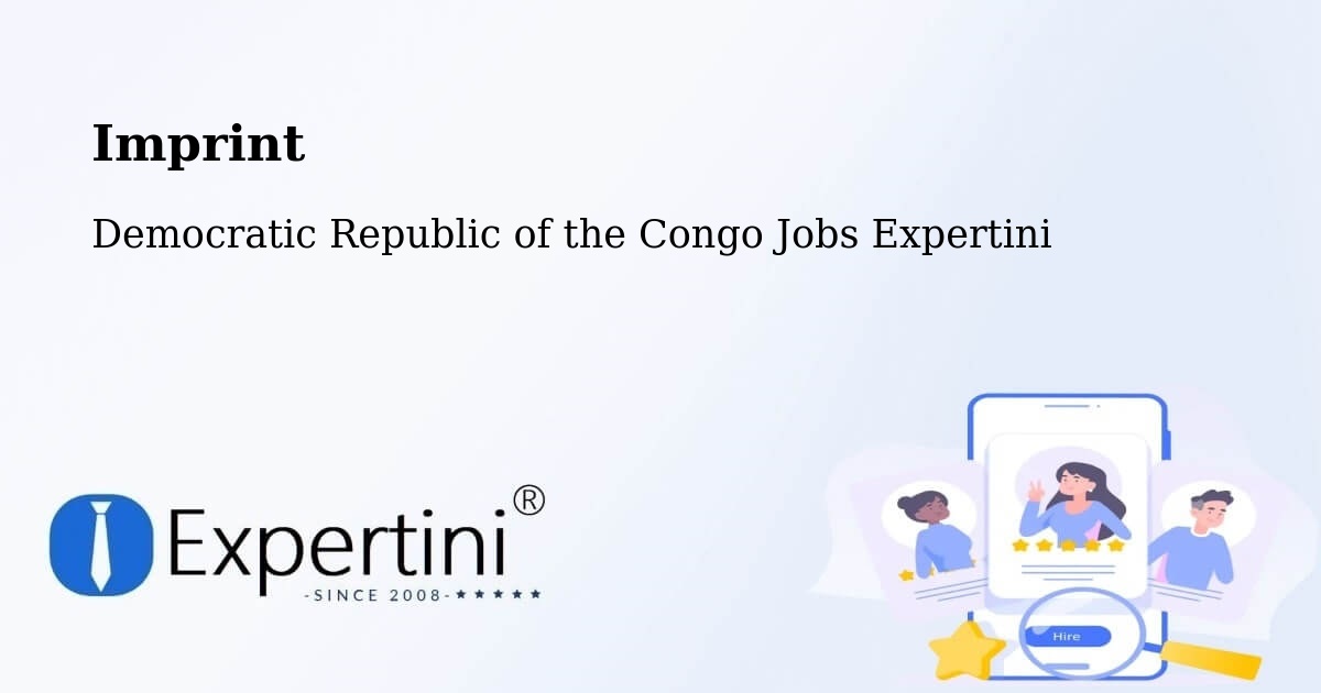 Imprint – Buta - Democratic Republic of the Congo Jobs Expertini